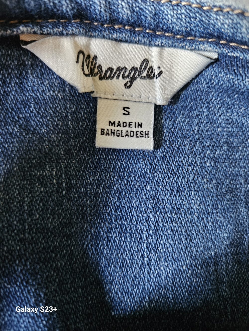 Wrangler Blue Denim Button-Front Mini Dress - NWT! - Picture 8 of 8